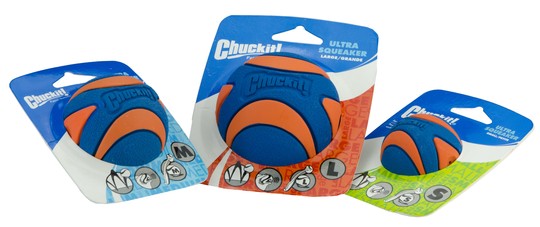 chuckit squeaker ball