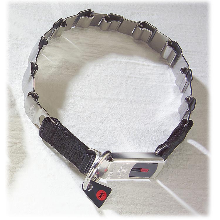 Sprenger Neck-Tech Fun Hundehalsband – Edelstahl-Kette Mit ClicLock, 48 Cm, Verstellbar | Für Training & Alltag