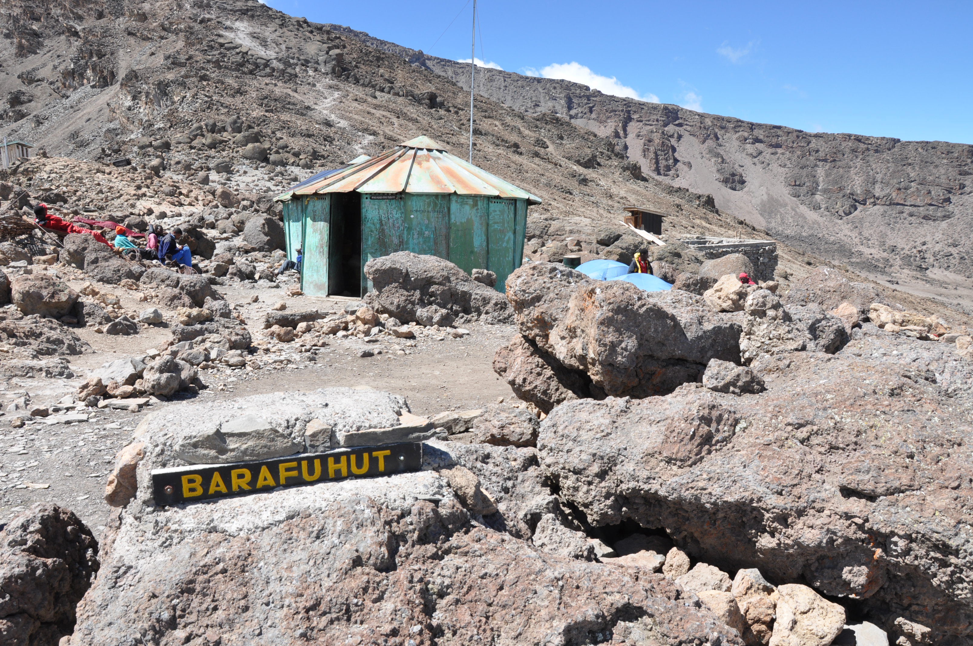 Barafu kamp Kilimanjaro