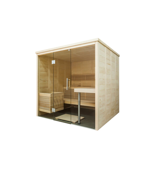 Massieve houten sauna