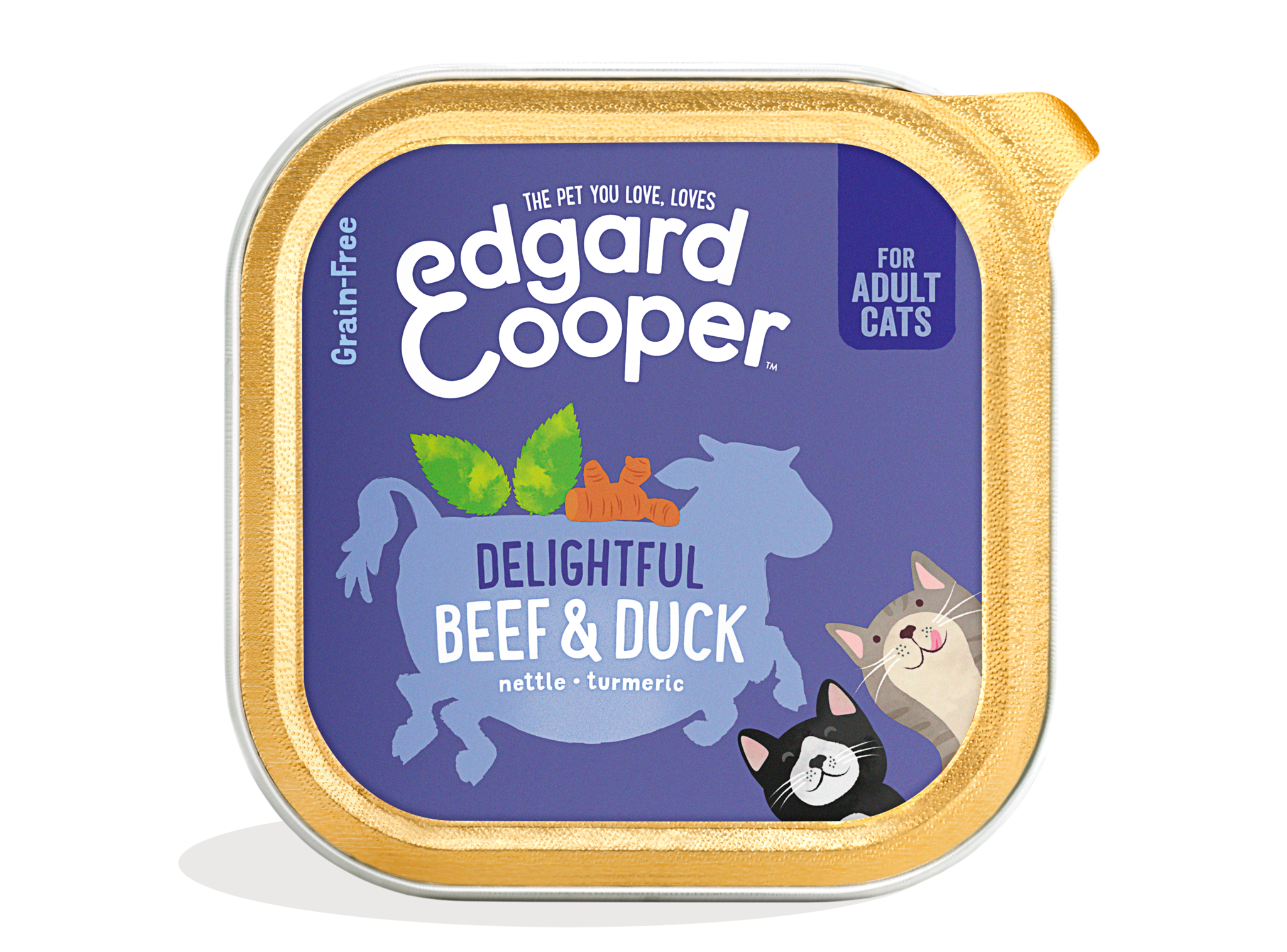 Bœuf & Canard avec de l’ortie, du curcuma & des airelles