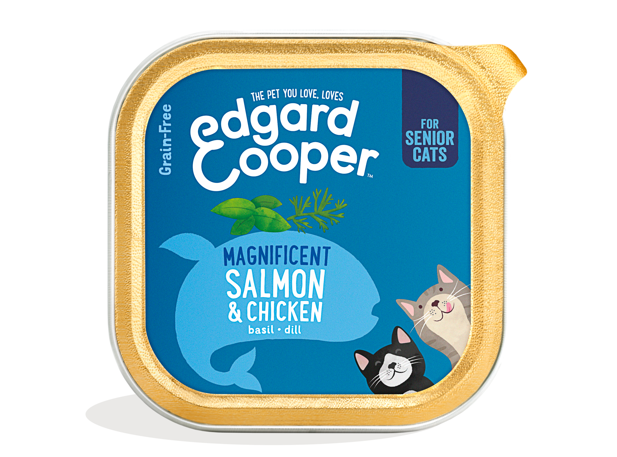 Kip & zalm met basilicum, dille & veenbessen